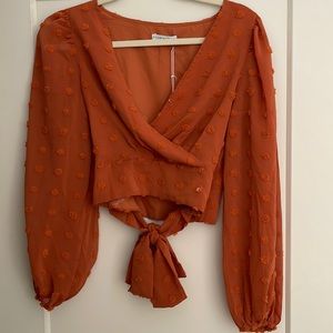 Rust colored Crop top